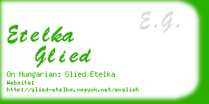 etelka glied business card